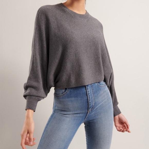 Knit cropped sweater - Picture 1 of 5